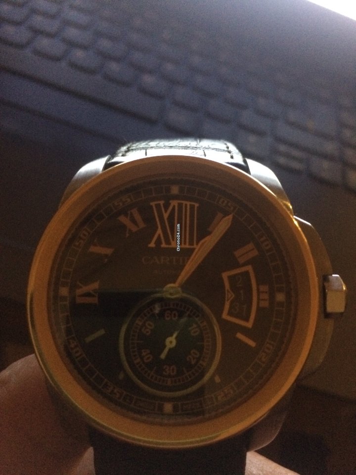 IMG_9081 Cartier Calibre de Cartier Mens watch Unisex Automatic Steel W7100051 Replica 7
