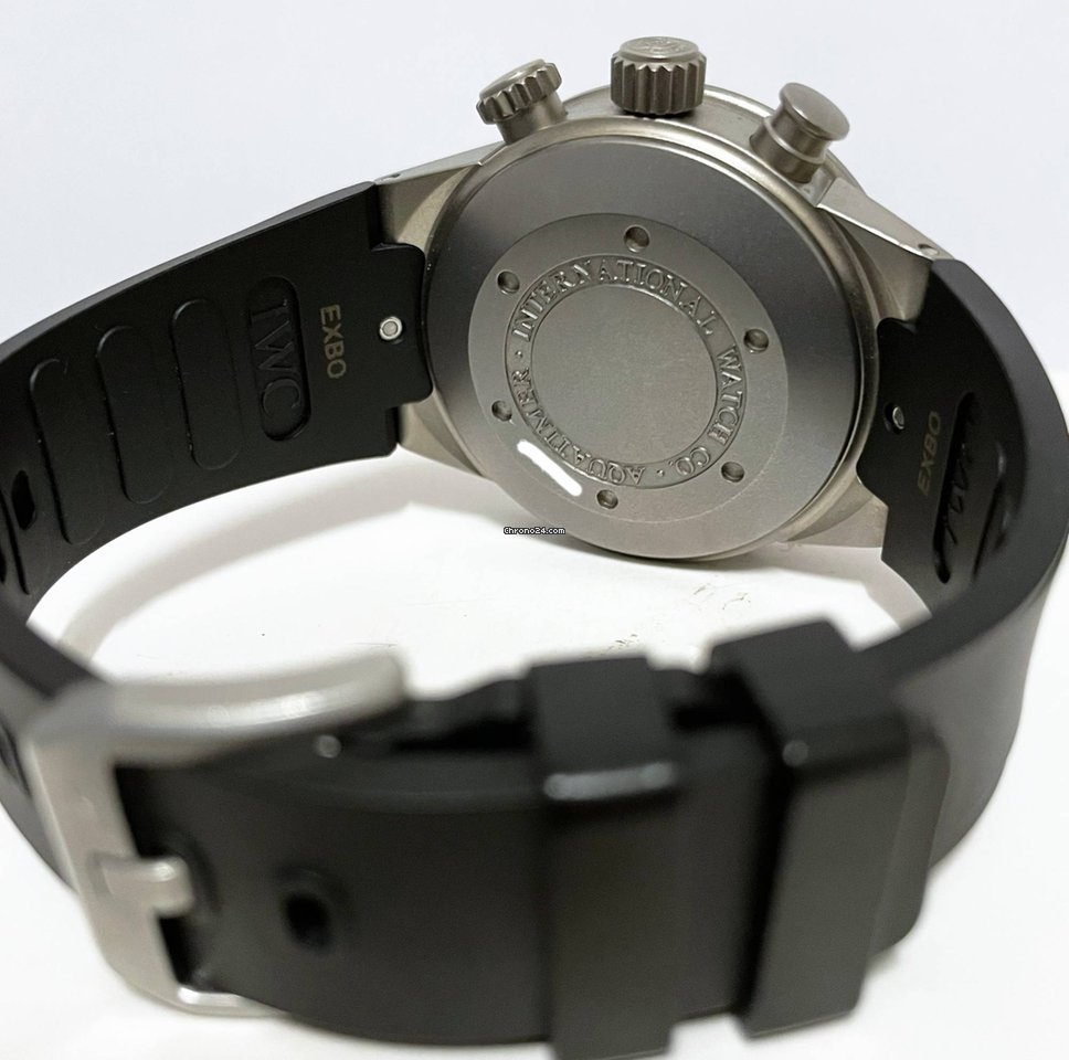 IMG_9081 IWC Aquatimer Chronograph Mens watch Unisex Automatic Titanium IW3719 Replica 7