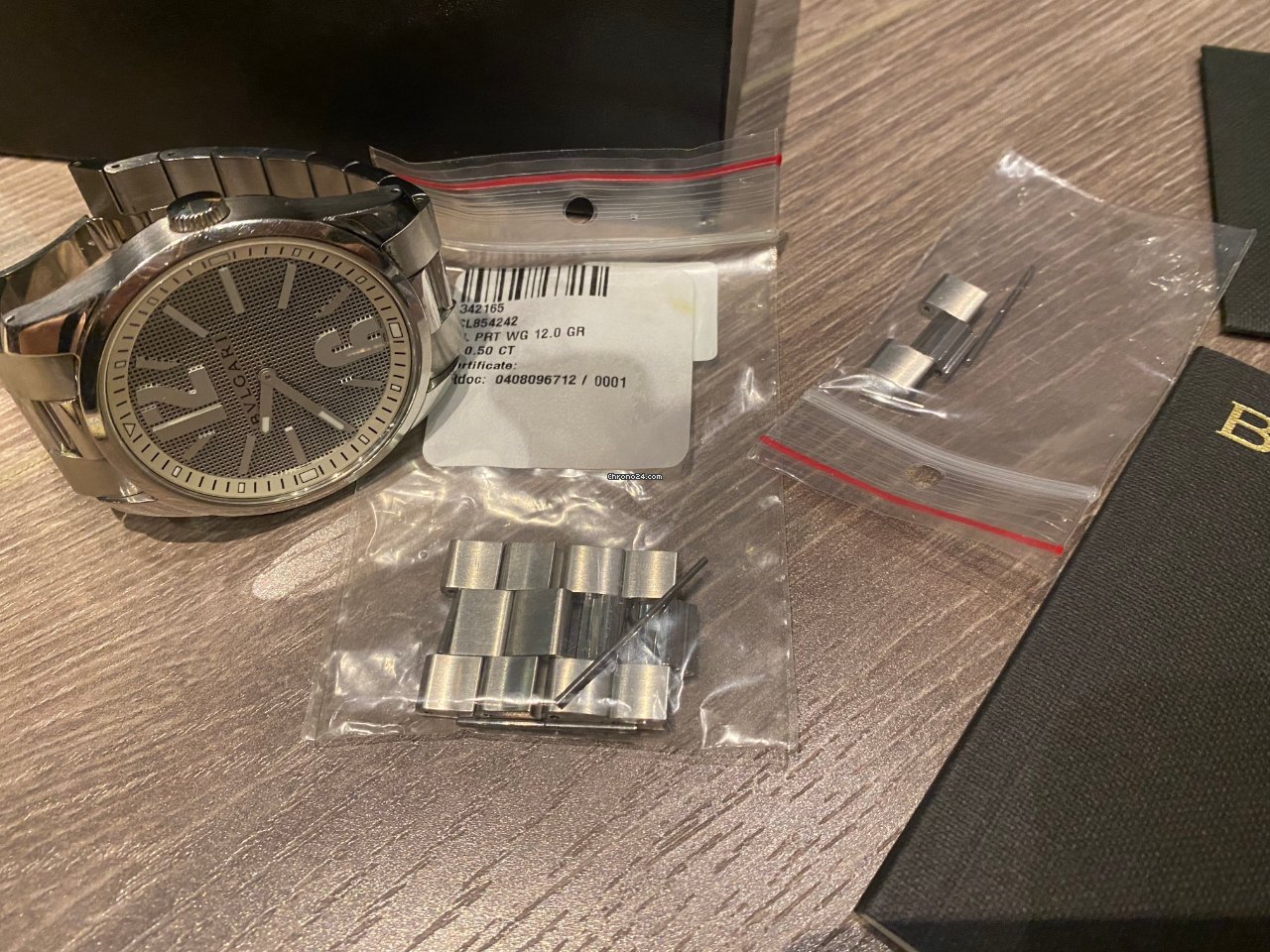 IMG_9081 Bulgari Solotempo Mens watch Unisex Quartz Steel ST42S Replica 7