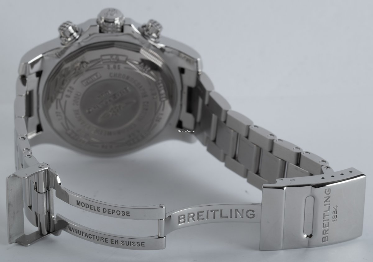 IMG_9081 Breitling Super Avenger II Mens watch Unisex Automatic Steel A1337111 BC28-168A Replica 7