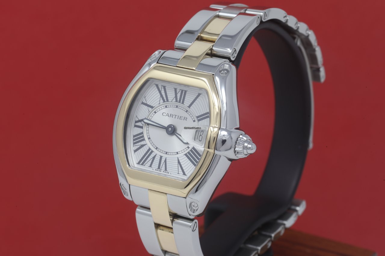 Cartier Roadster Womens watch Quartz Gold Steel 2675 Replica 7