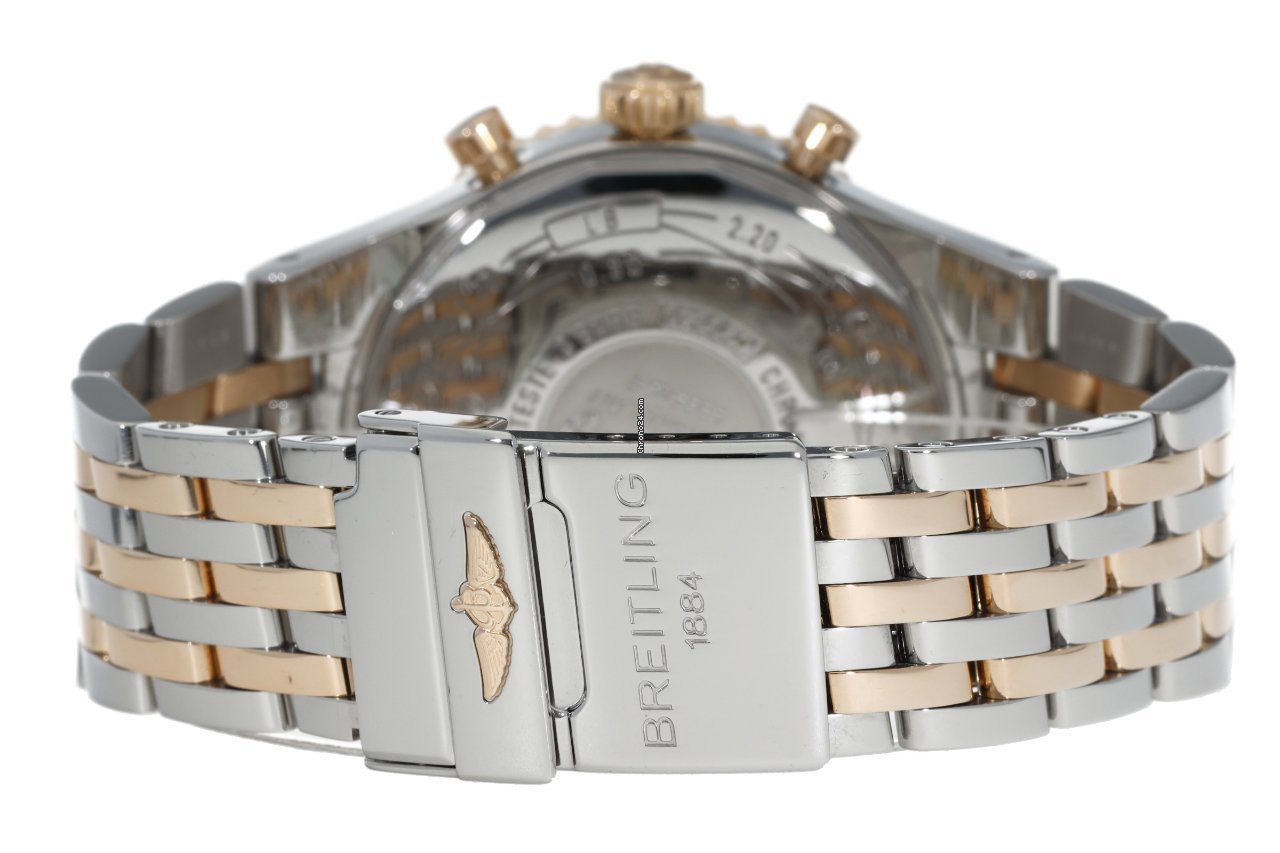 IMG_9081 Breitling Montbrillant Legende Mens watch Unisex Automatic Gold Steel C23340 Replica 7
