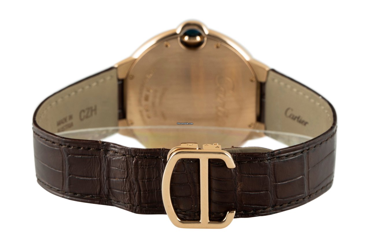 IMG_9081 Cartier Ballon Bleu 42mm Mens watch Unisex Automatic Red gold W6900651 Replica 7