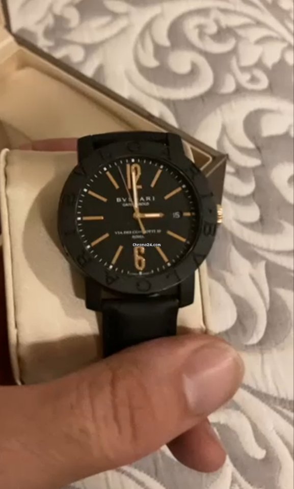 Bulgari Bulgari Mens watch Unisex Automatic Carbon 102248 Replica 7