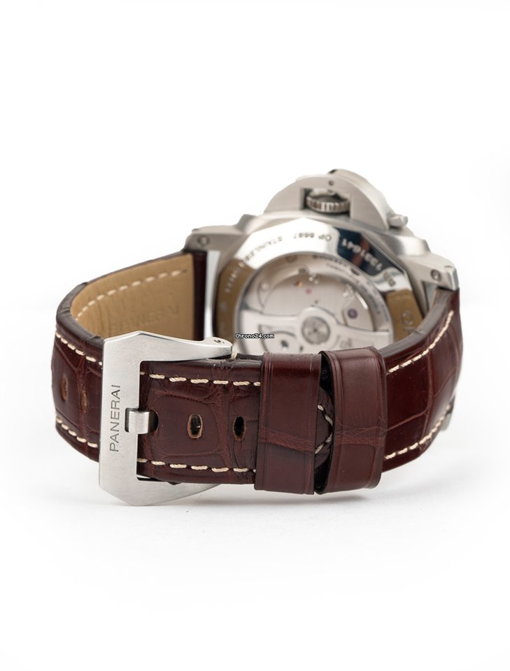 IMG_9081 Panerai Luminor 1950 10 Days GMT Mens watch Unisex Automatic Steel PAM 00270 Replica 7