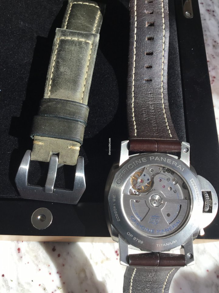IMG_9081 Panerai Luminor Marina Automatic Mens watch Unisex Automatic Titanium BB 1408602 Replica 7