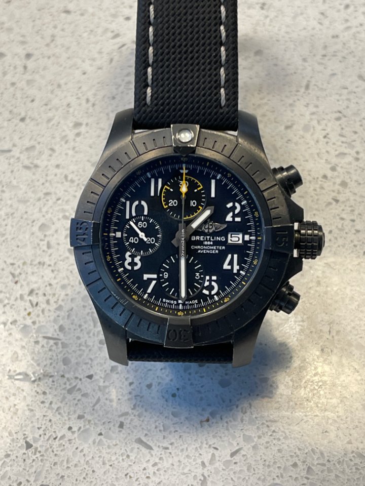 IMG_9081 Breitling Avenger Mens watch Unisex Automatic Titanium V13317101B1X2 Replica 7