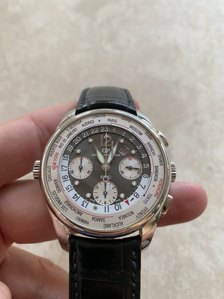 Girard Perregaux WW.TC Mens watch Unisex Automatic Steel 49805-11-254-BA6A Replica 7