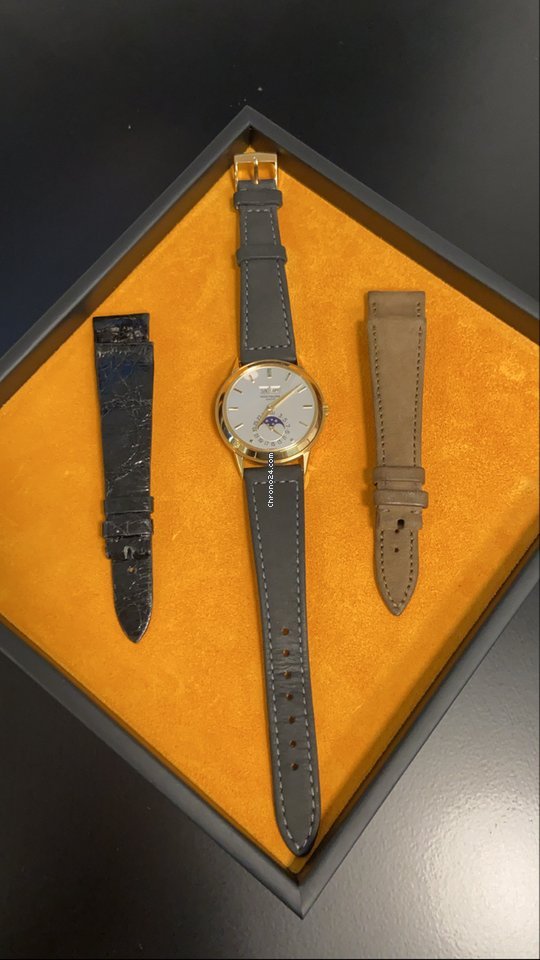 Patek Philippe Perpetual Calendar Mens watch Unisex Automatic Yellow gold 3448 Replica 7