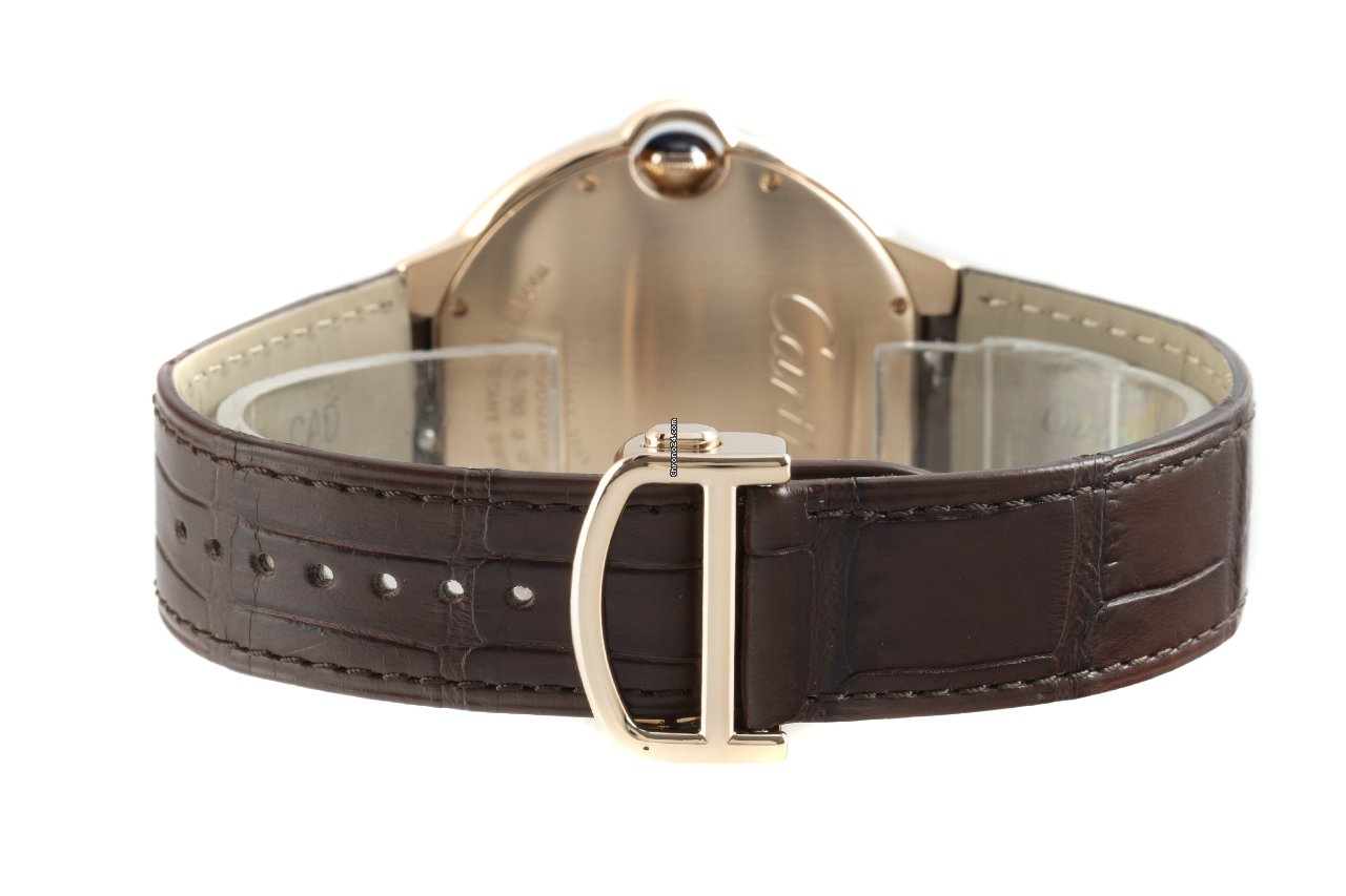 Cartier Ballon Bleu Mens watch Unisex Automatic Red gold 3941 Replica 7