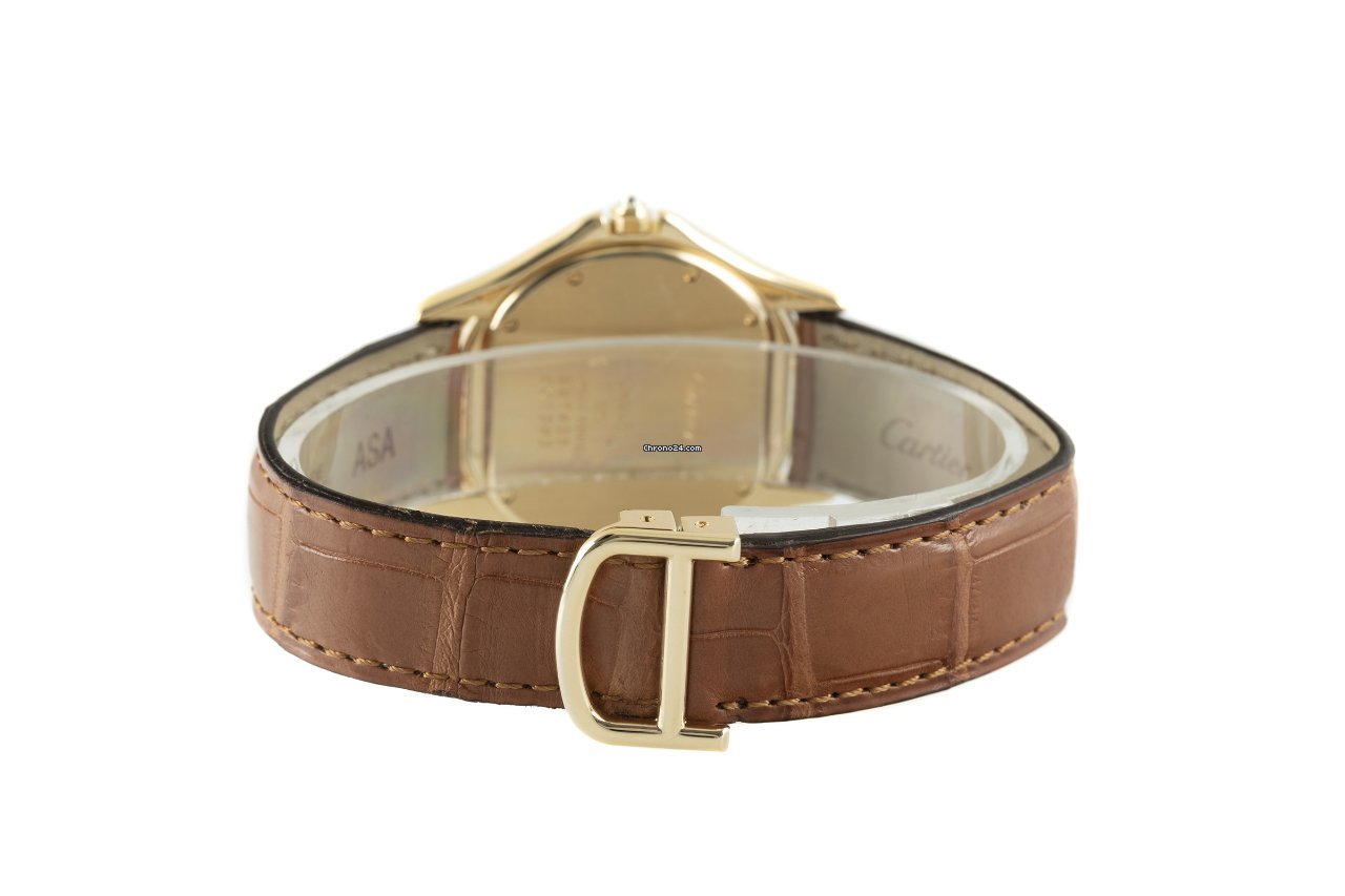Cartier Cougar Womens watch Quartz Yellow gold 887905 Replica 7