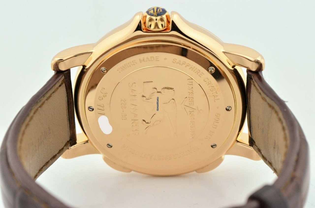 IMG_9081 Ulysse Nardin San Marco Mens watch Unisex Automatic Rose gold 226 Replica 7