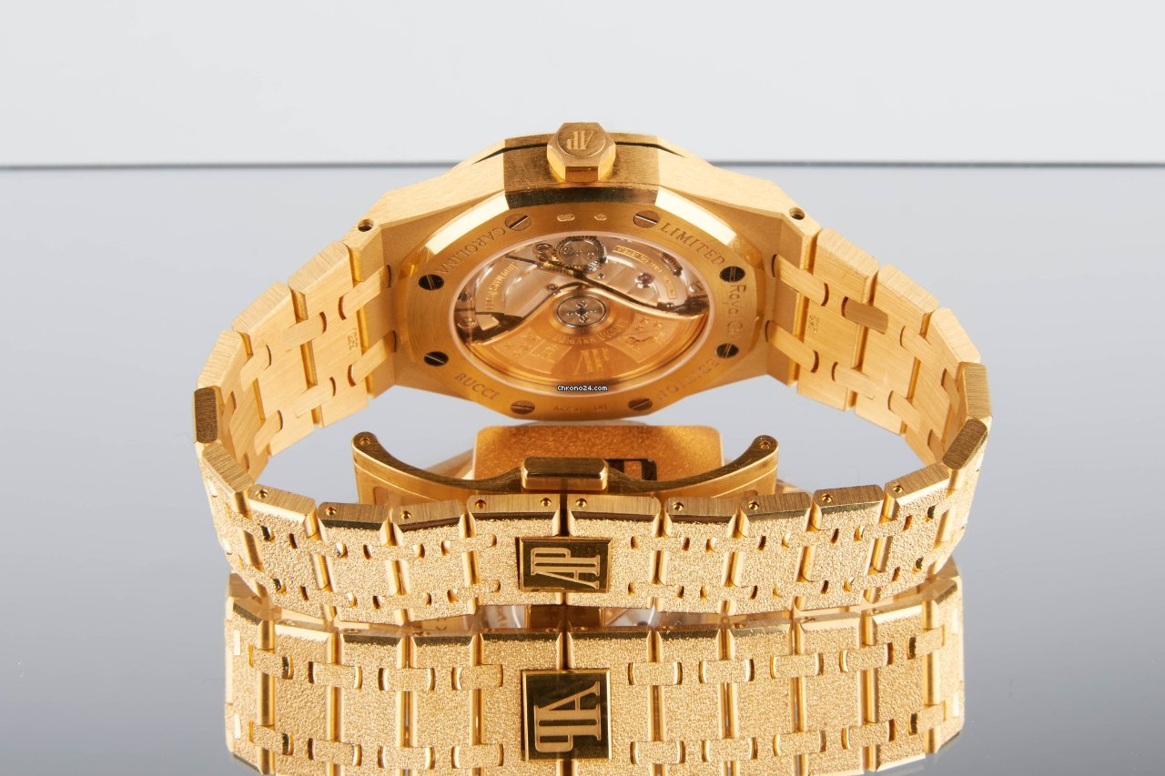 Audemars Piguet Royal Oak Lady Automatic Yellow gold 15454BA.GG.1259BA.02 Replica 7