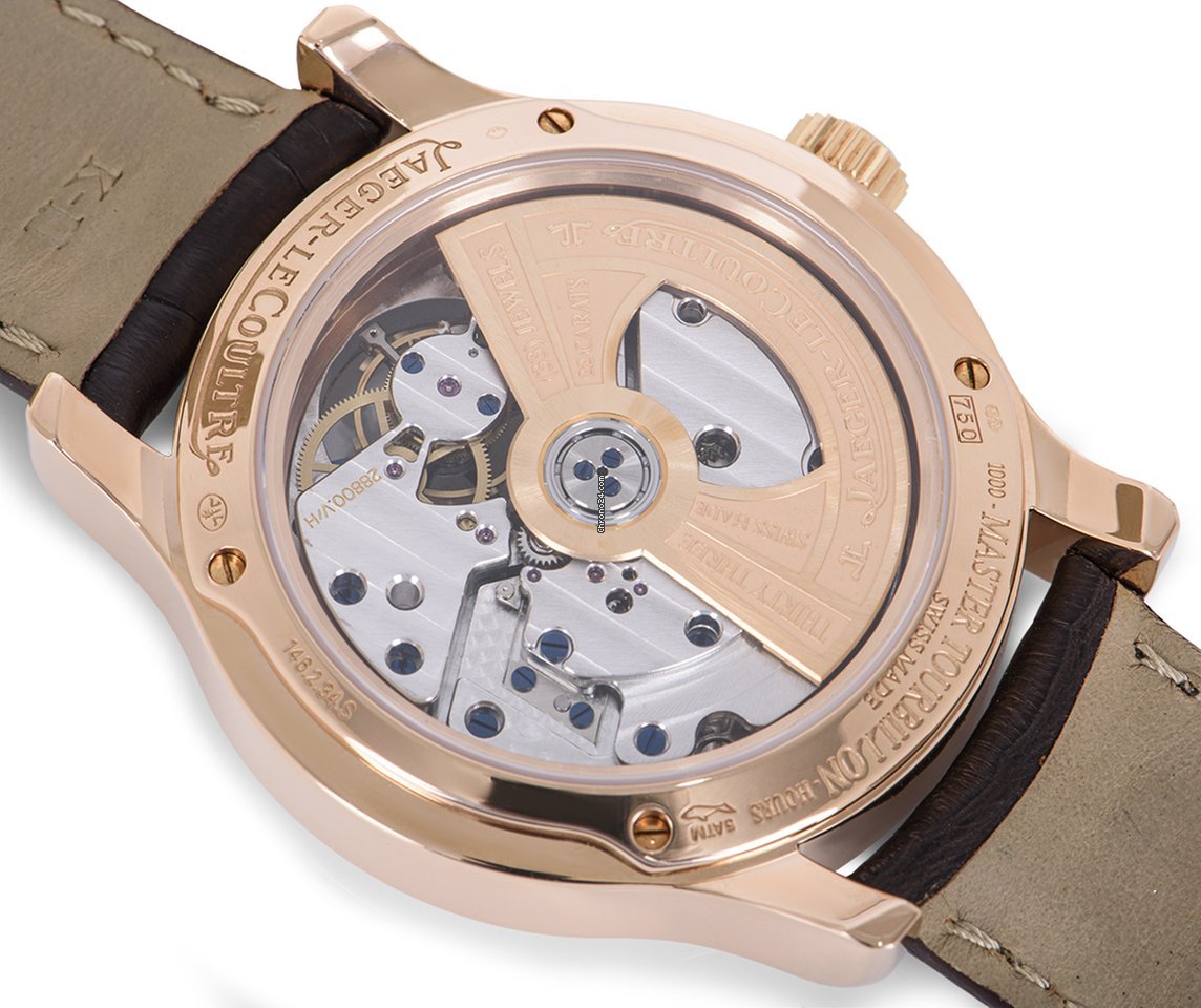 IMG_9081 Jaeger-LeCoultre Master Tourbillon Mens watch Unisex Automatic Rose gold Q1652420 Replica 7