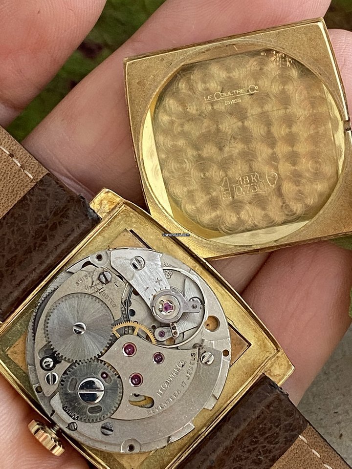 IMG_9081 Jaeger-LeCoultre Reverso Squadra Chronograph GMT Mens watch Unisex Manual winding Yellow gold Jaeger-LeCoultre Club, Cal.1900, ref. 1151937, serial 200701 Replica 7
