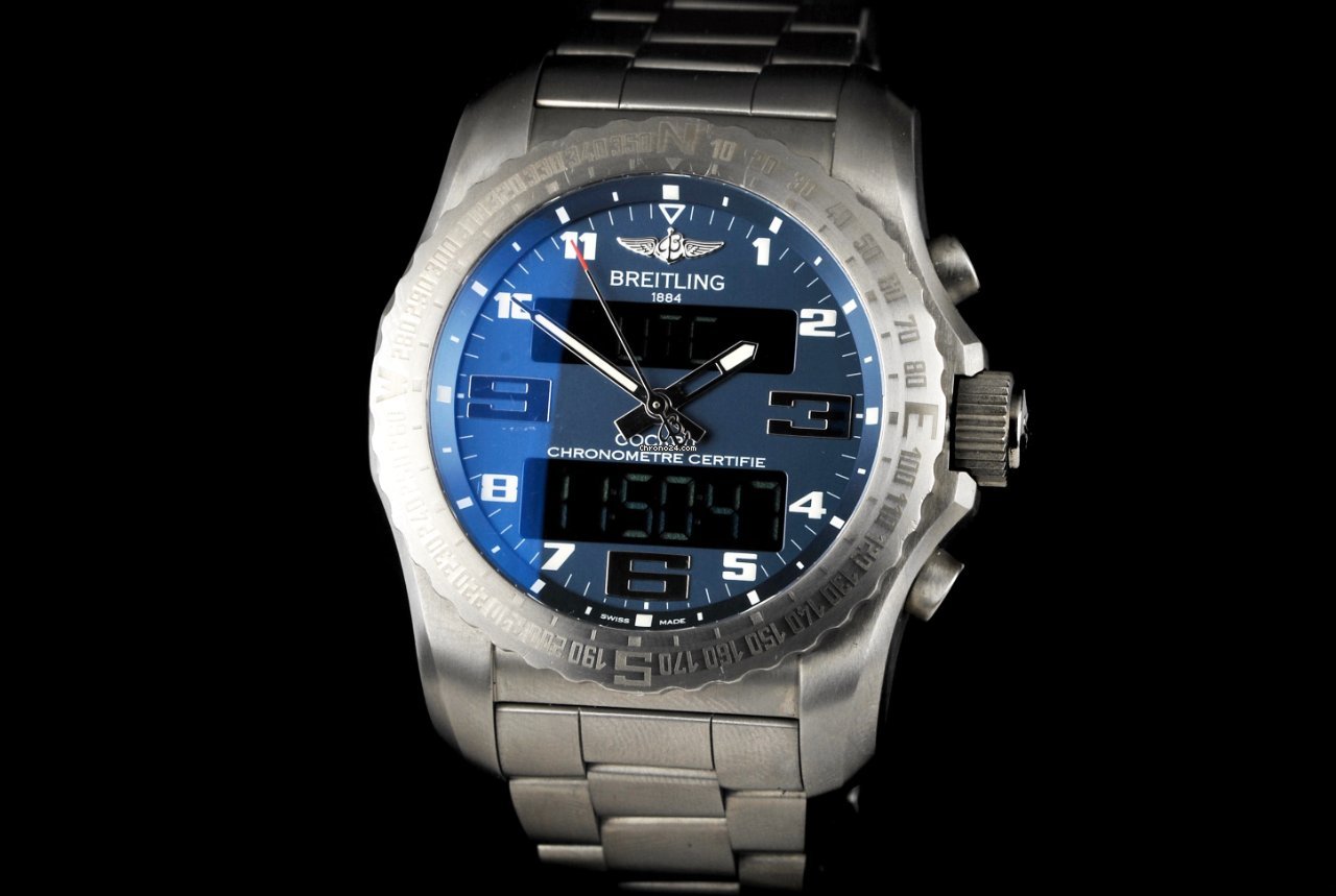 IMG_9081 Breitling Cockpit B50 Mens watch Unisex Quartz Titanium EB501019.C904.176E Replica 7