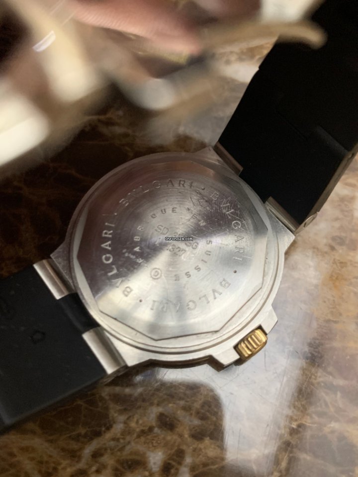 Bulgari Diagono Mens watch Unisex Automatic Gold Steel SD38SG Replica 7
