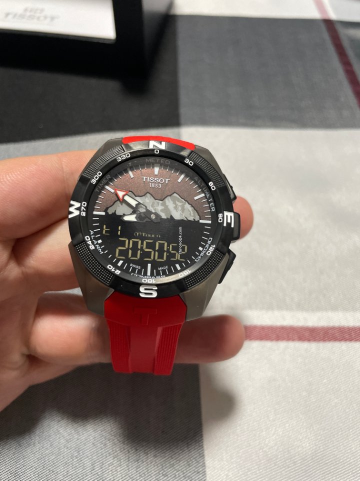 IMG_9081 Tissot T-Touch Expert Solar Mens watch Unisex Quartz Titanium T091.420.47.051.10 Replica 7