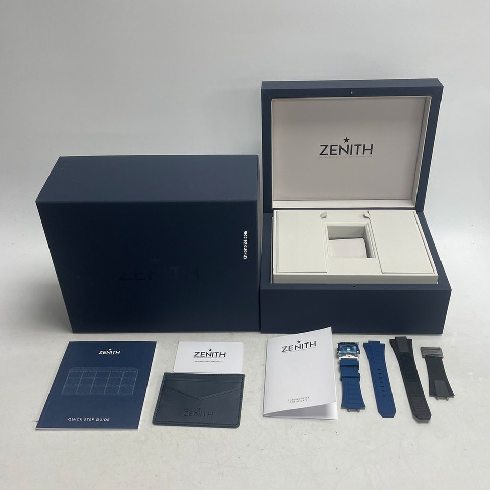 IMG_9081 Zenith Defy Mens watch Unisex Automatic Titanium 95.9100.9004 01.I001 Replica 7