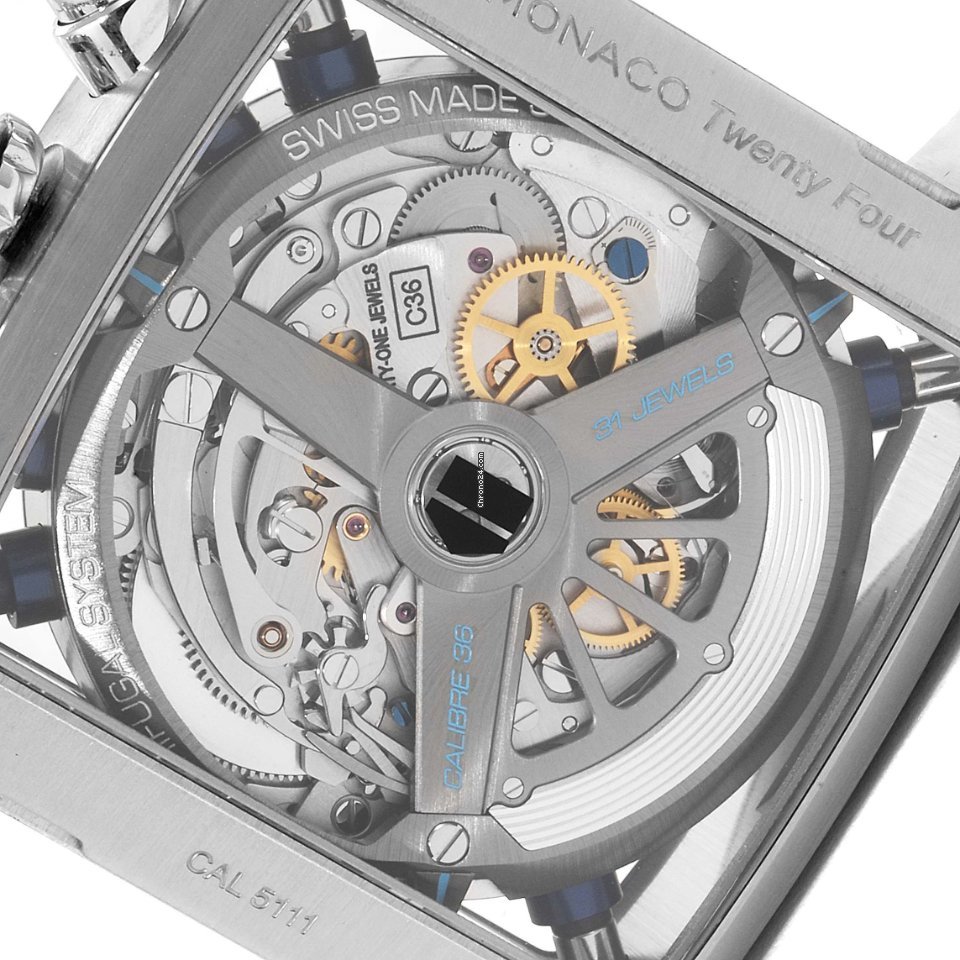 IMG_9081 TAG Heuer Monaco Calibre 36 Mens watch Unisex Automatic Steel CAL5111.FC6299 Replica 7