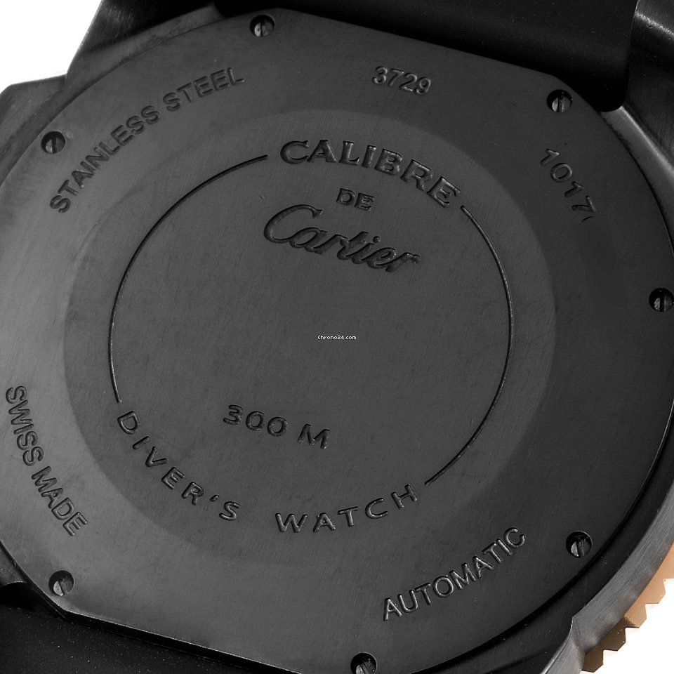 IMG_9081 Cartier Calibre de Cartier Diver Mens watch Unisex Automatic Steel W2CA0004 Replica 7