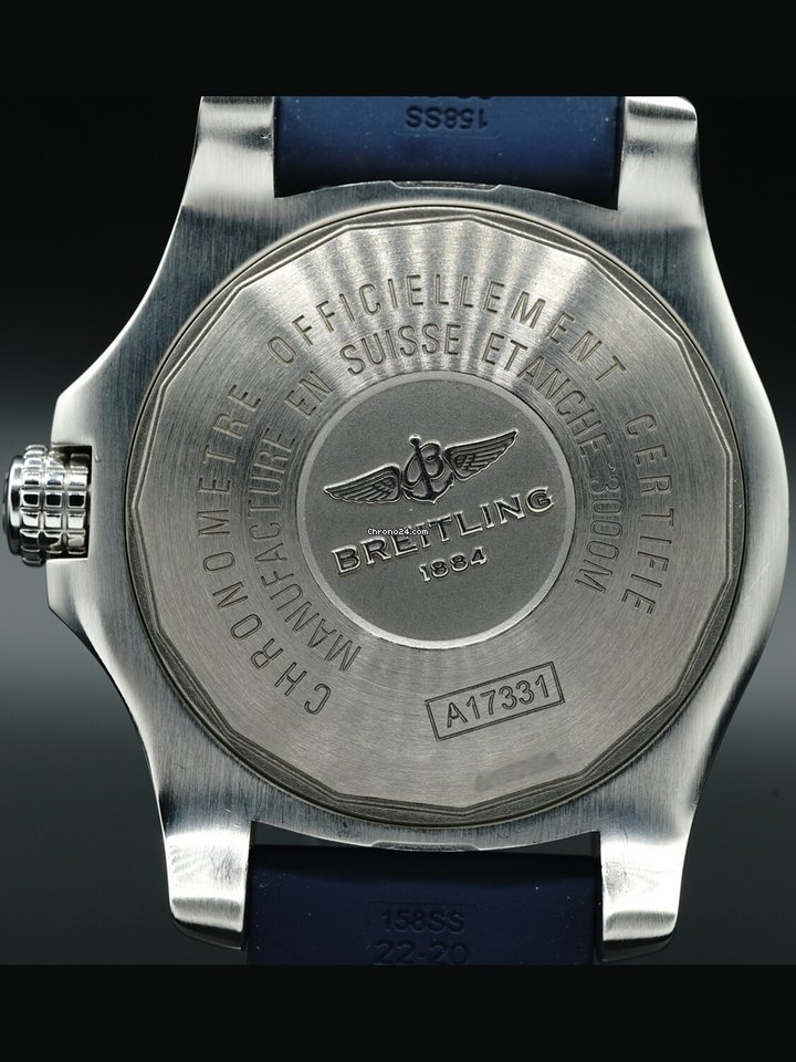 IMG_9081 Breitling Avenger II Seawolf Mens watch Unisex Automatic Steel A1733110 BC30 Replica 7