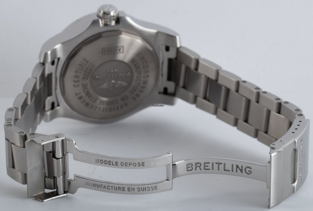 Breitling Avenger II Seawolf Mens watch Unisex Automatic Steel A17331101B2A1 Replica 7