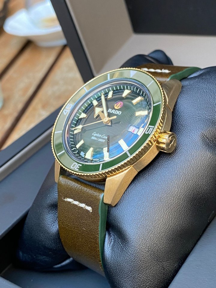 IMG_9081 Rado HyperChrome Captain Cook Mens watch Unisex Automatic Bronze R32504315 Replica 7