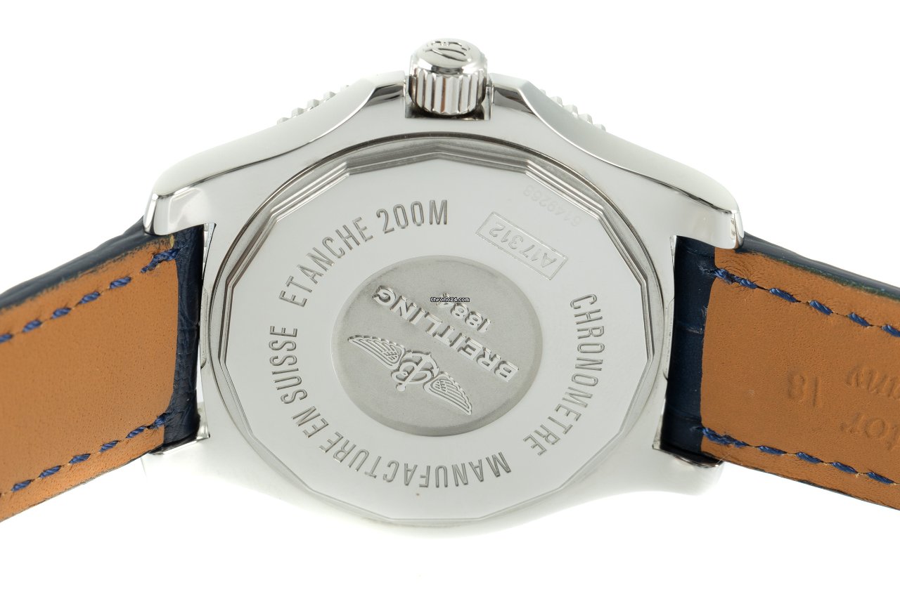 IMG_9081 Breitling Superocean II 36 Womens watch Automatic Steel A17312 Replica 7