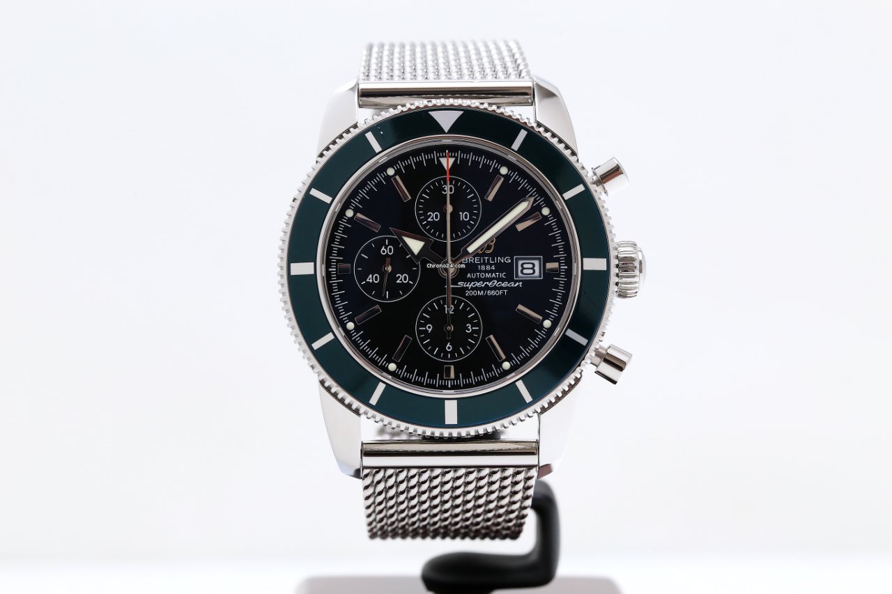 IMG_9081 Breitling Superocean Heritage Chronograph Mens watch Unisex Automatic Steel A13320 Replica 7