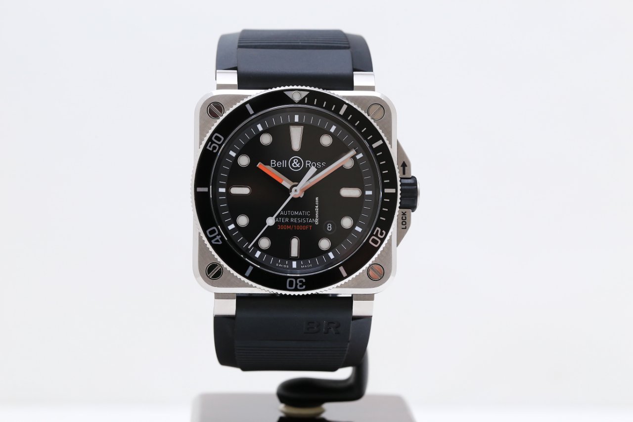 IMG_9081 Bell & Ross BR 03-92 Steel Mens watch Unisex Automatic Steel BR0392-D-BL-ST SRB Replica 7