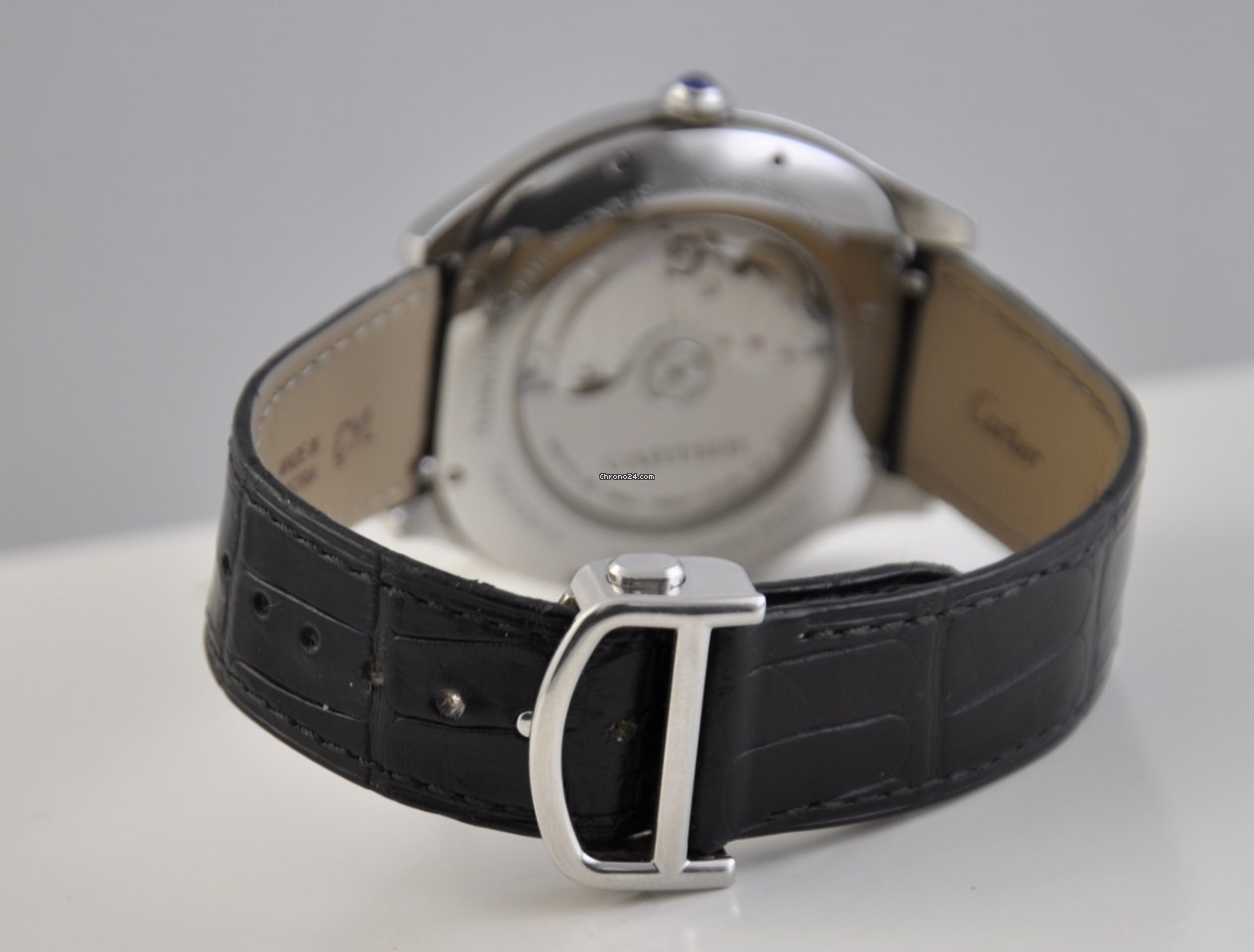 IMG_9081 Cartier Drive de Cartier Mens watch Unisex Automatic Steel 3930 Replica 7