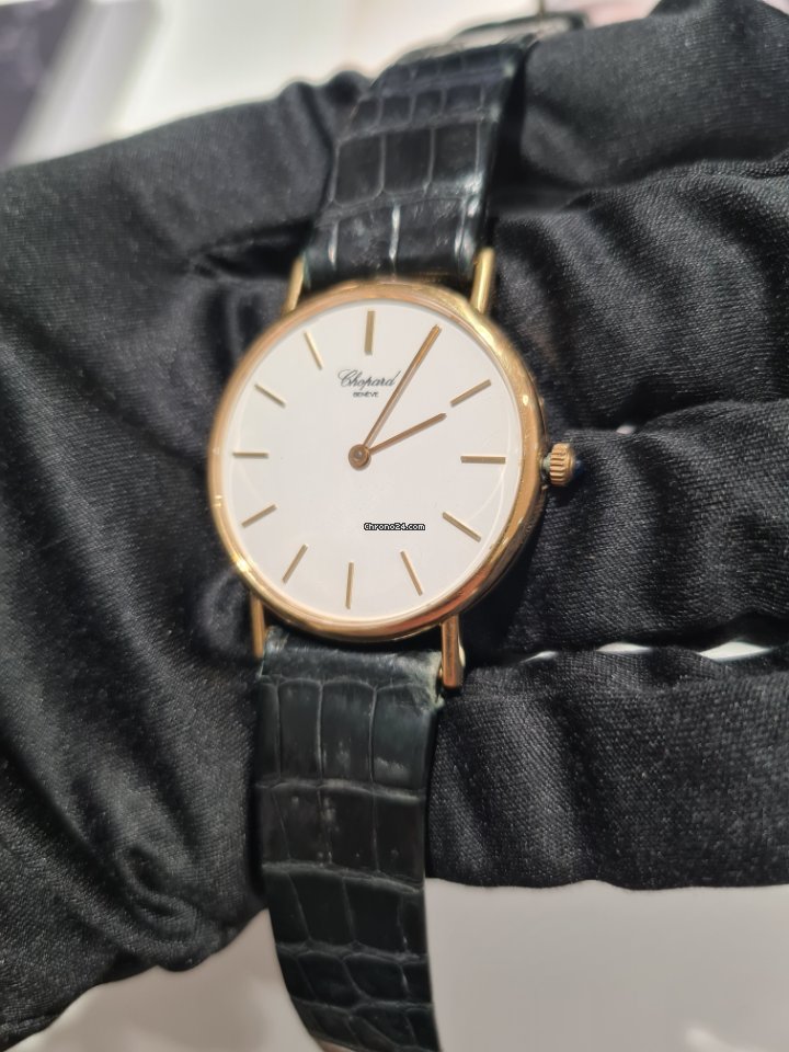 IMG_9081 Chopard Classic Mens watch Unisex Quartz Yellow gold 1091 Replica 7