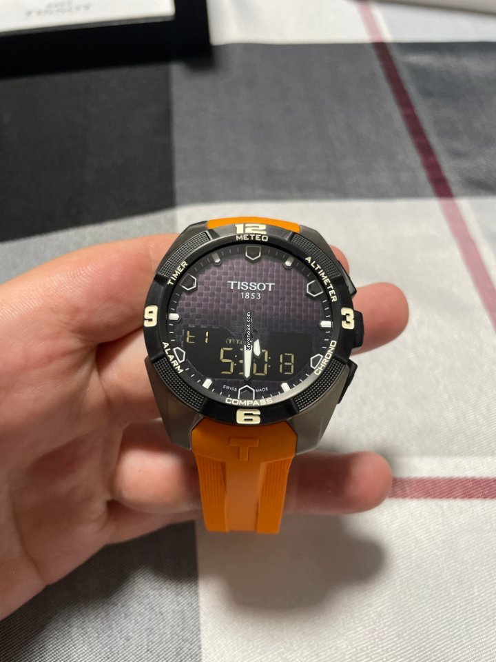 Tissot T-Touch Expert Solar Mens watch Unisex Quartz Titanium T091420A Replica 7