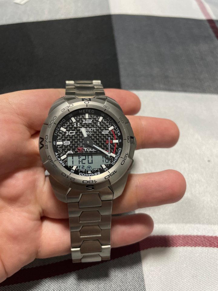 Tissot T-Touch Expert Mens watch Unisex Quartz Titanium T013420A Replica 7