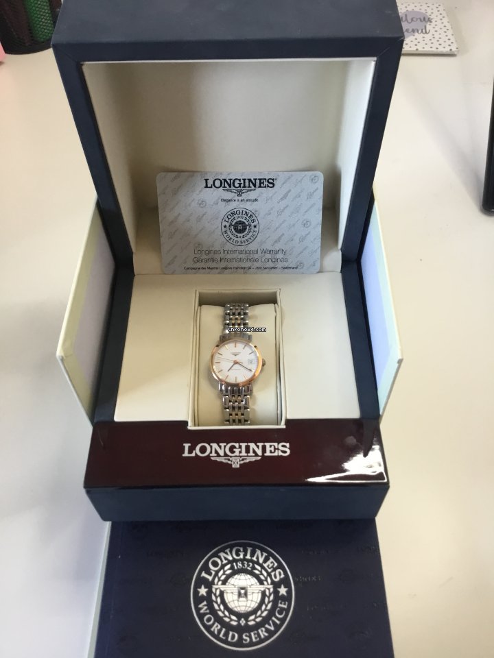 IMG_9081 Longines Elegant Womens watch Automatic Gold Steel L4.309.5.12.7 Replica 7