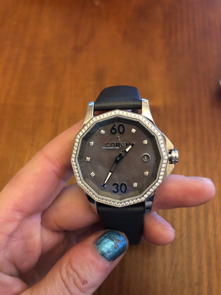 IMG_9081 Corum Admirals Cup Legend 38 Womens watch Automatic 082.101.47 F149 PK11 Replica 7