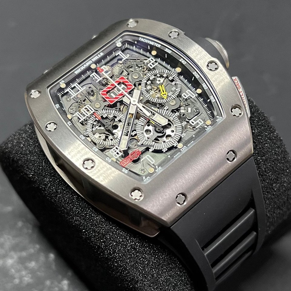 Richard Mille RM 011 Mens watch Unisex Automatic Titanium RM011 AH Ti Replica 7