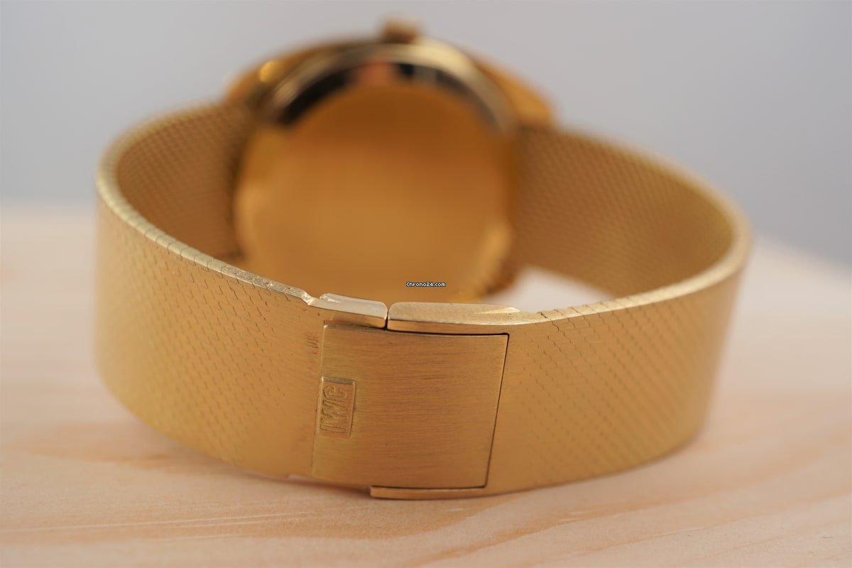 IMG_9081 IWC Mens watch Unisex Quartz Yellow gold 9601 Replica 7