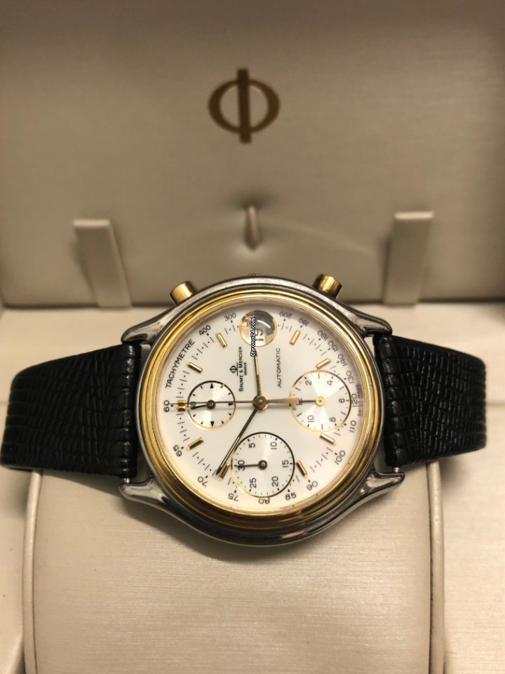 IMG_9081 Baume & Mercier Mens watch Unisex Manual winding Gold Steel 6103 Replica 7