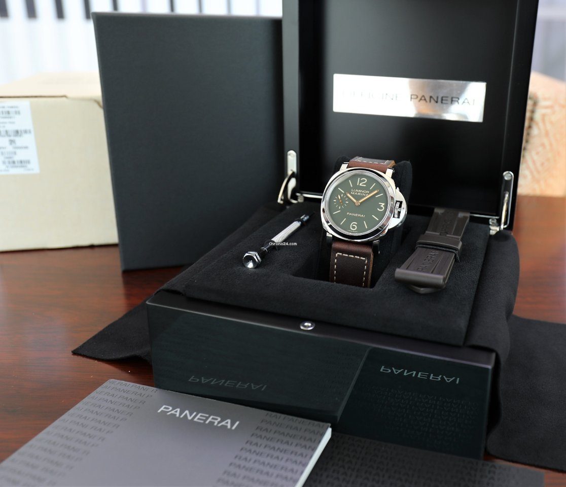 IMG_9081 Panerai Mens watch Unisex Manual winding Steel PAM 00911 Replica 7
