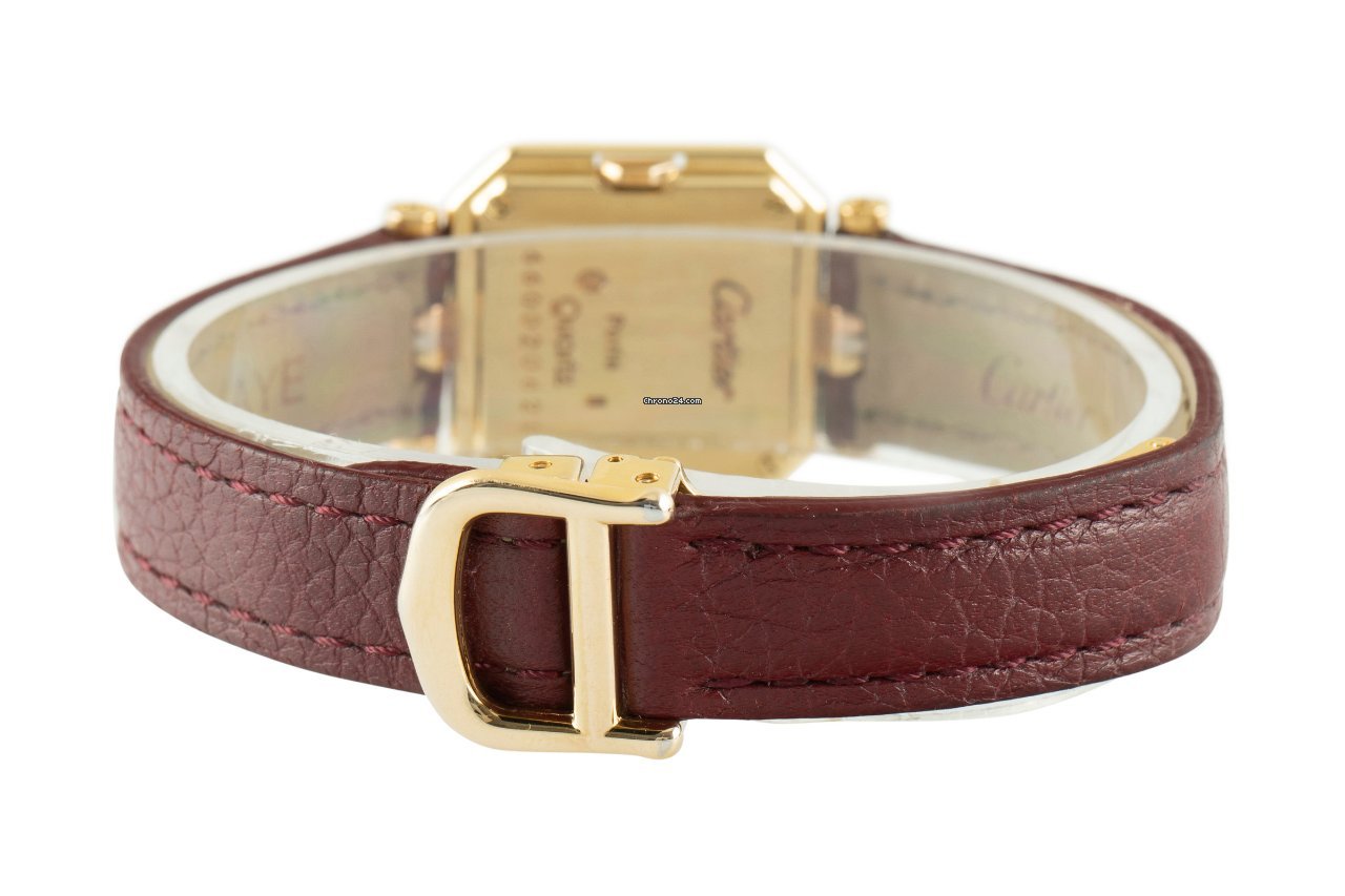IMG_9081 Cartier Trinity Womens watch Quartz Yellow gold 6600 Replica 7