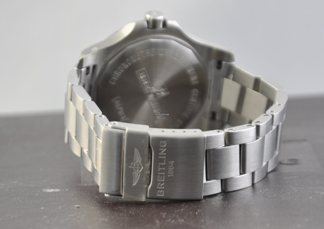 IMG_9081 Breitling Chronomat Colt Mens watch Unisex Automatic Steel A17313101G1A1 Replica 7