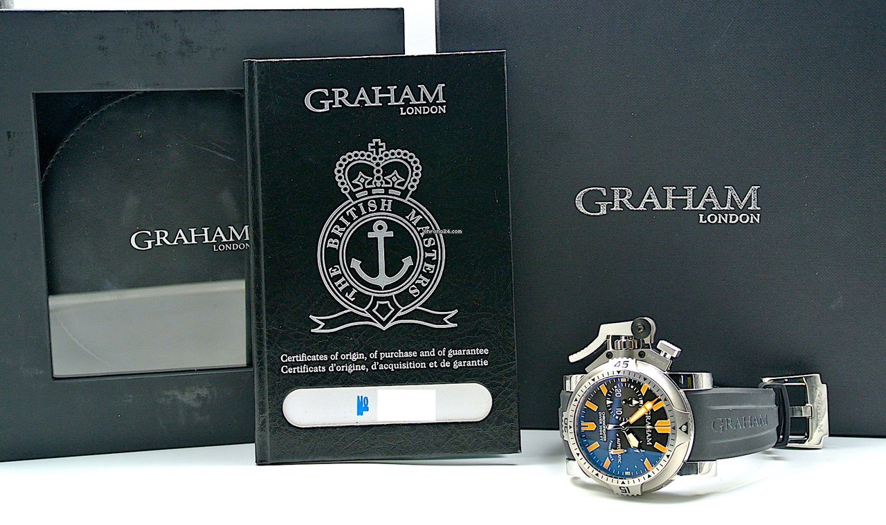 Graham Chronofighter Oversize Mens watch Unisex Automatic Steel 2OVES.B02B.K10B Replica 7