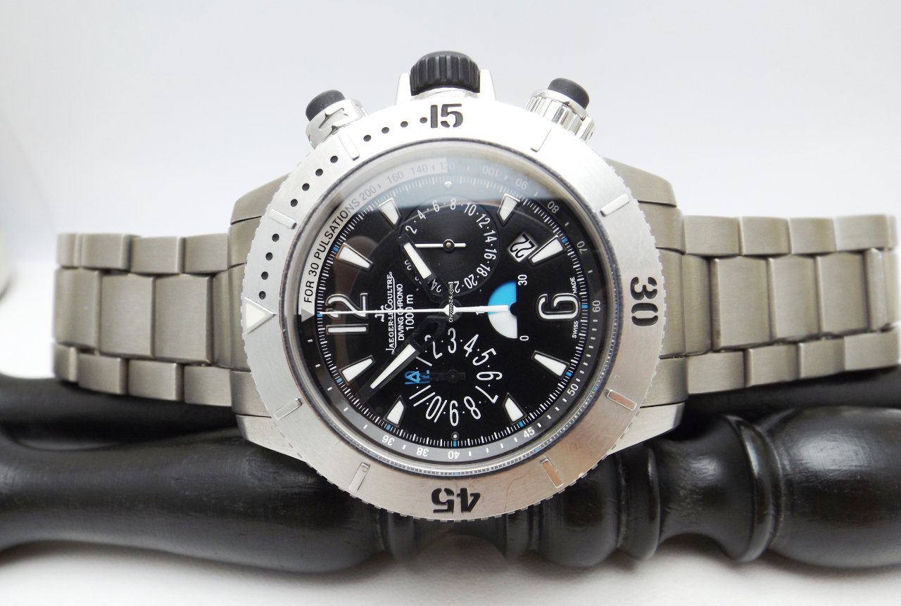 IMG_9081 Jaeger-LeCoultre Master Compressor Diving Chronograph Automatic Titanium Q186T170 Replica 7