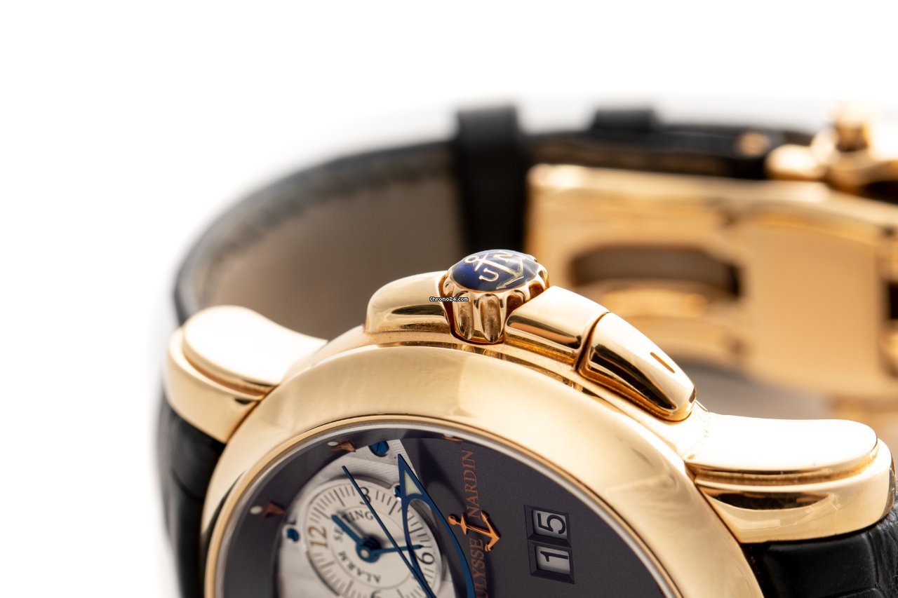 IMG_9081 Ulysse Nardin Sonata Mens watch Unisex Automatic Rose gold 676-88 Replica 7