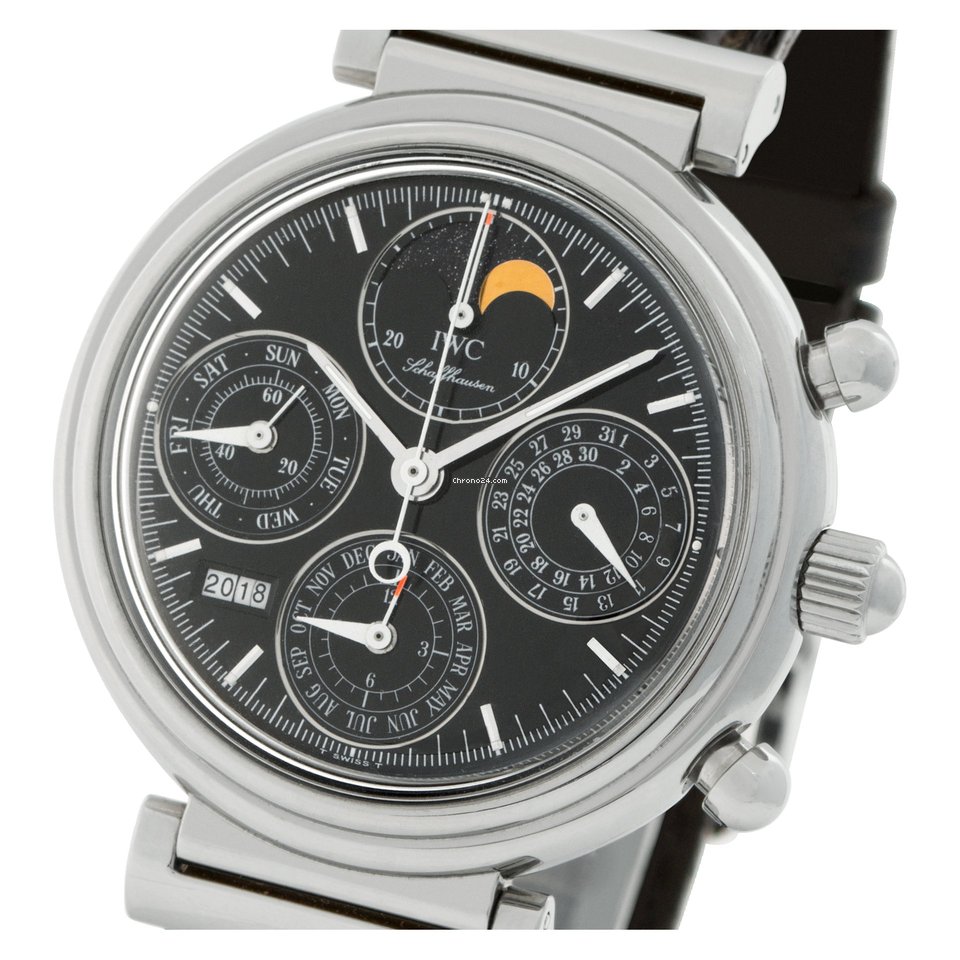 IMG_9081 IWC Da Vinci Perpetual Calendar Mens watch Unisex Automatic Steel IW375030 Replica 7