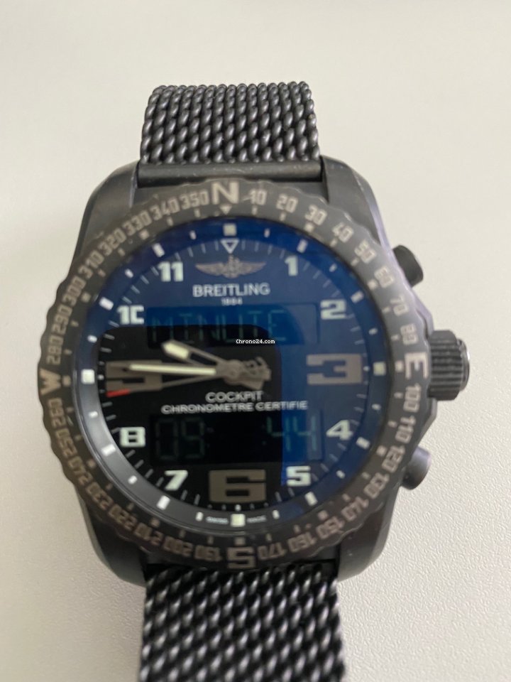 Breitling Cockpit B50 Mens watch Unisex Quartz Titanium VB501022.BD41.155S Replica 7