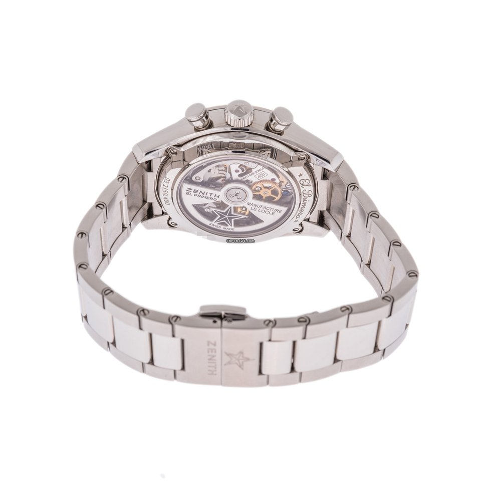 Zenith El Primero Original 1969 Mens watch Unisex Automatic Steel 03.2150.400 Replica 7