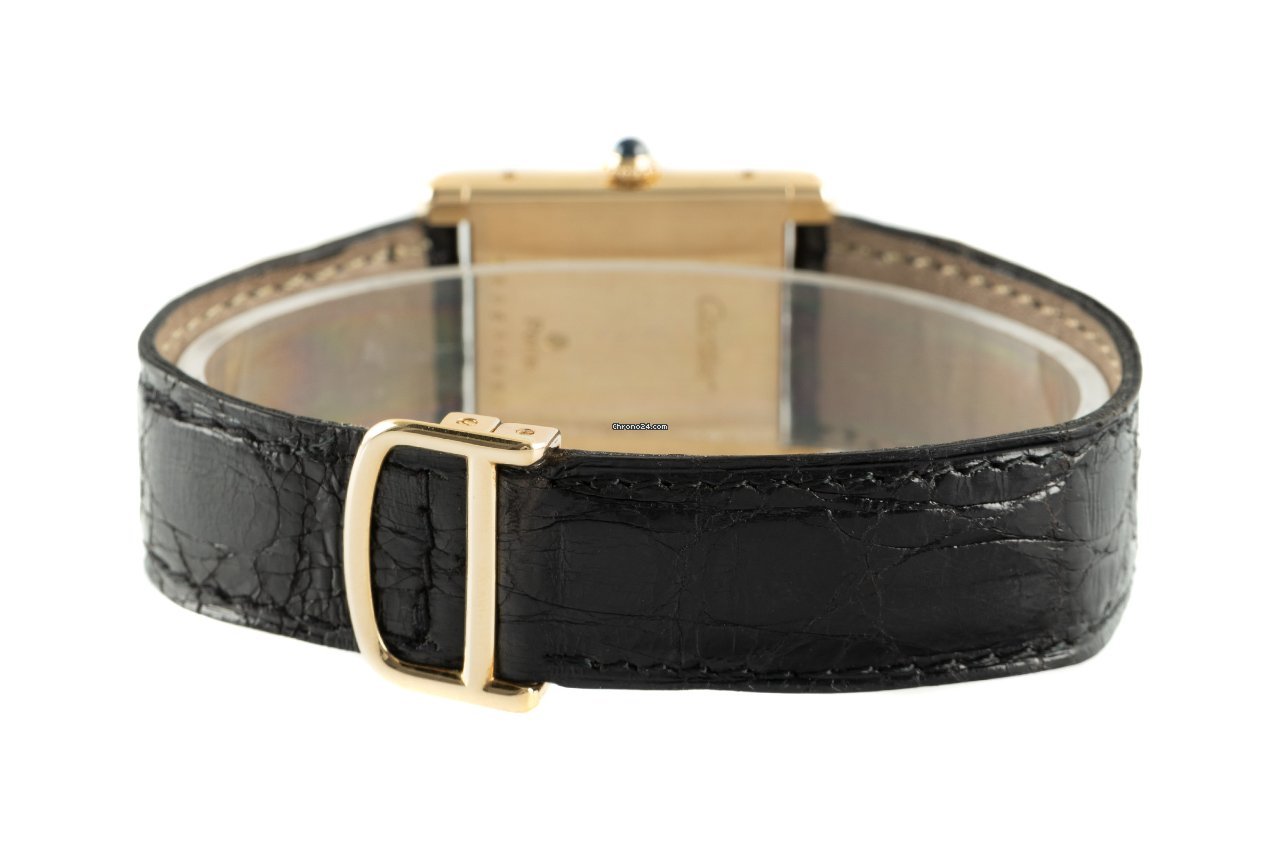 IMG_9081 Cartier Tank Louis Cartier Mens watch Unisex Manual winding Yellow gold 78086 Replica 7